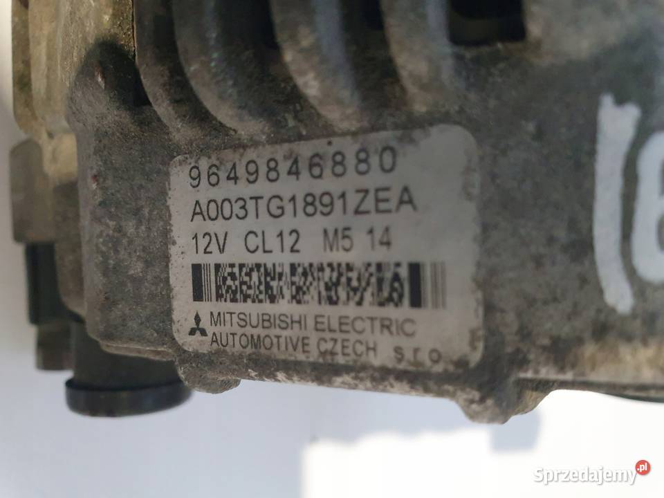 ALTERNATOR Citroen C5 III 20 16V 9649846880 lubelskie