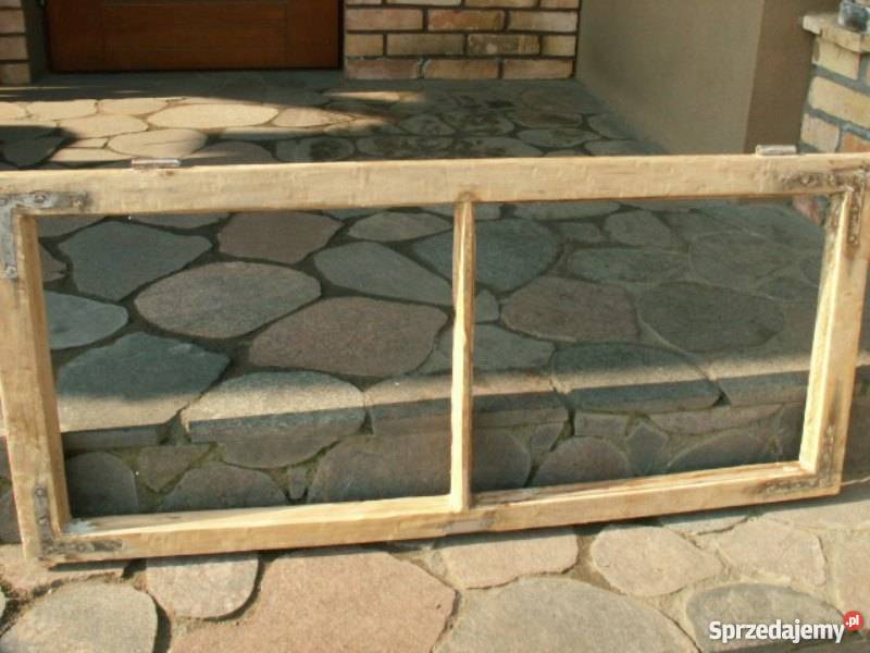 Stare okno rama lustro obraz rama okienna 114x52