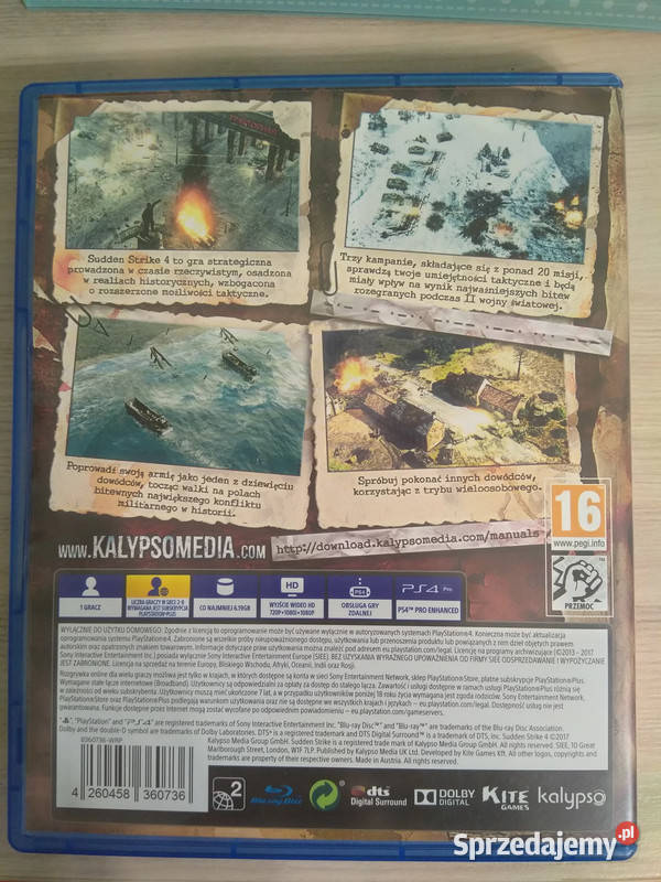 4 Sudden Strike limited edition akcja Giżycko