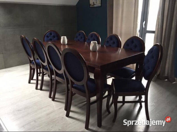 Krzesło Lite Drewno OVAL frezowane pikowane Lublin