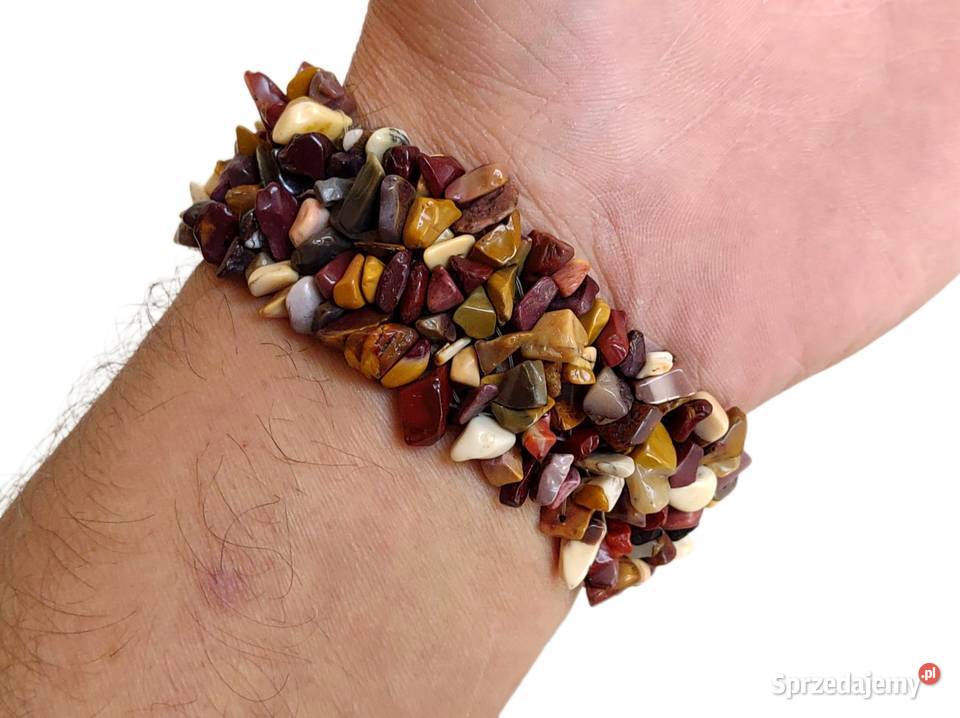 7477 Kolorowa Bransoletka z Mookaitu Bransoletki Bransoletki Kędzierzyn-Koźle