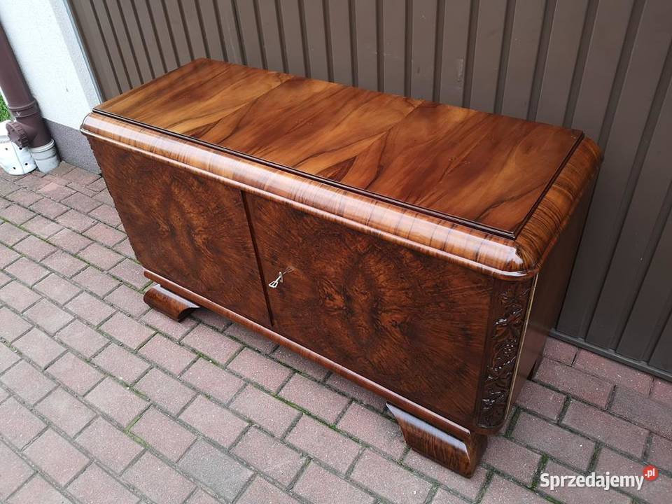 Komoda ARTDECO Orzech RTV Niska 127 Zgrabna Swarzędz