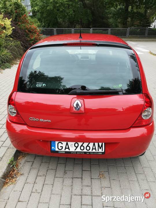 Renault Clio 2 Campus 12 2008 Bezwypadkowy Klima Gdynia sprzedam