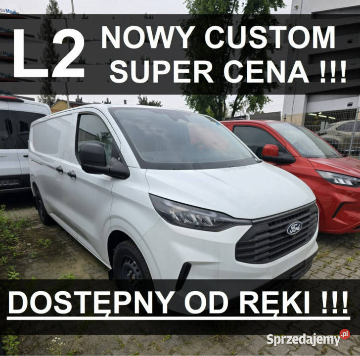 Ford Transit Custom L2 Nowy Ford Custom 136KM Dostępny od ręki Super Cena …