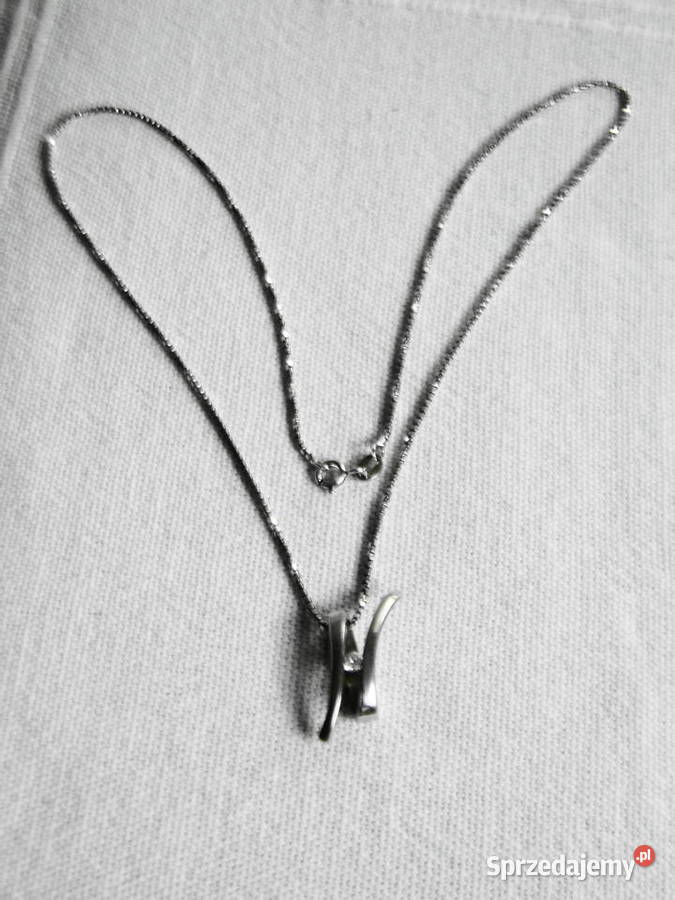 Klasyczny naszyjnik WKruk lata 90te srebro Warszawa