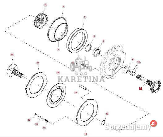 Fendt 930 933 936 939 942 GEN 7 Hamulec Wał Tłok Jastrzębniki sprzedam