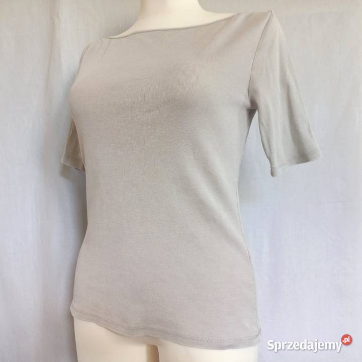 Bluzka beżowa Tshirt Krótki Rękaw r 38 Zara podlaskie