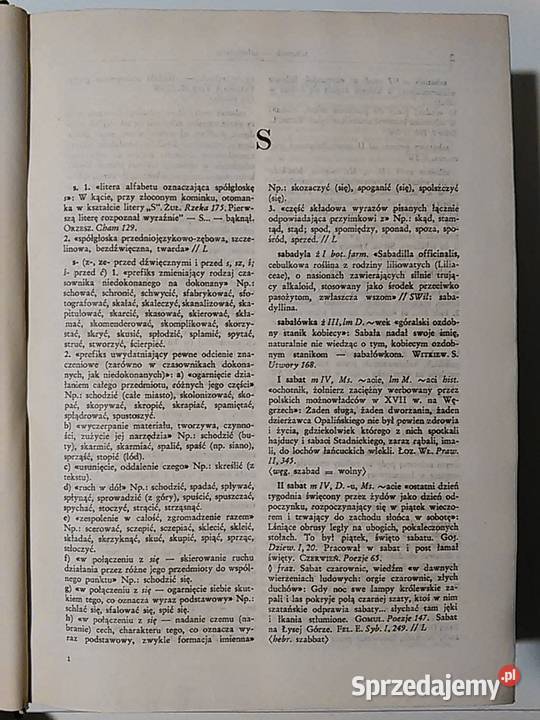 Słownik Języka Polskiego Tom VIII SŚ Olsztyn