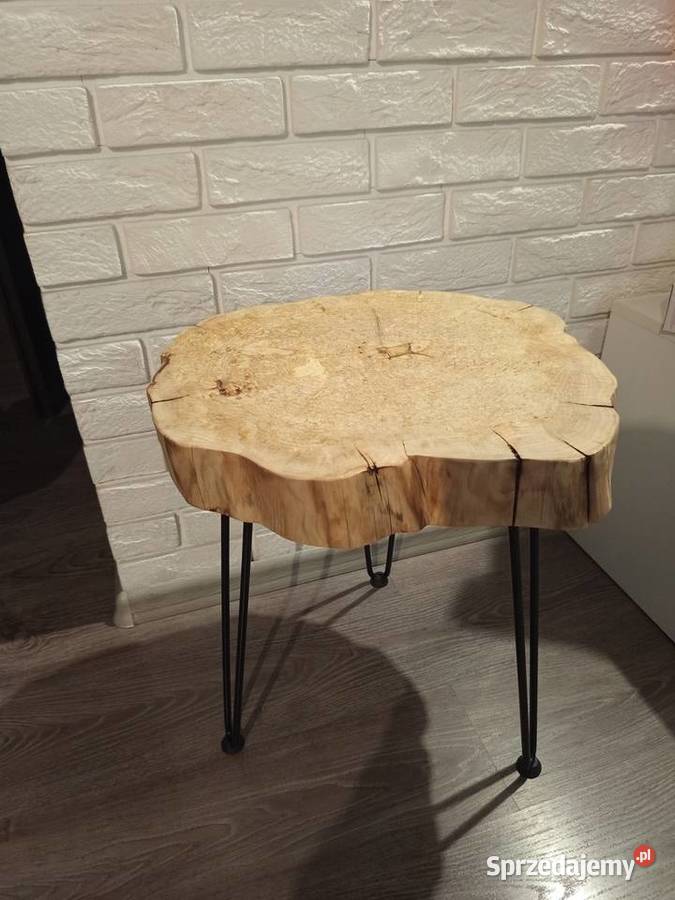 Stolik z plastra drewna Wyprzedaż dolnośląskie Wrocław