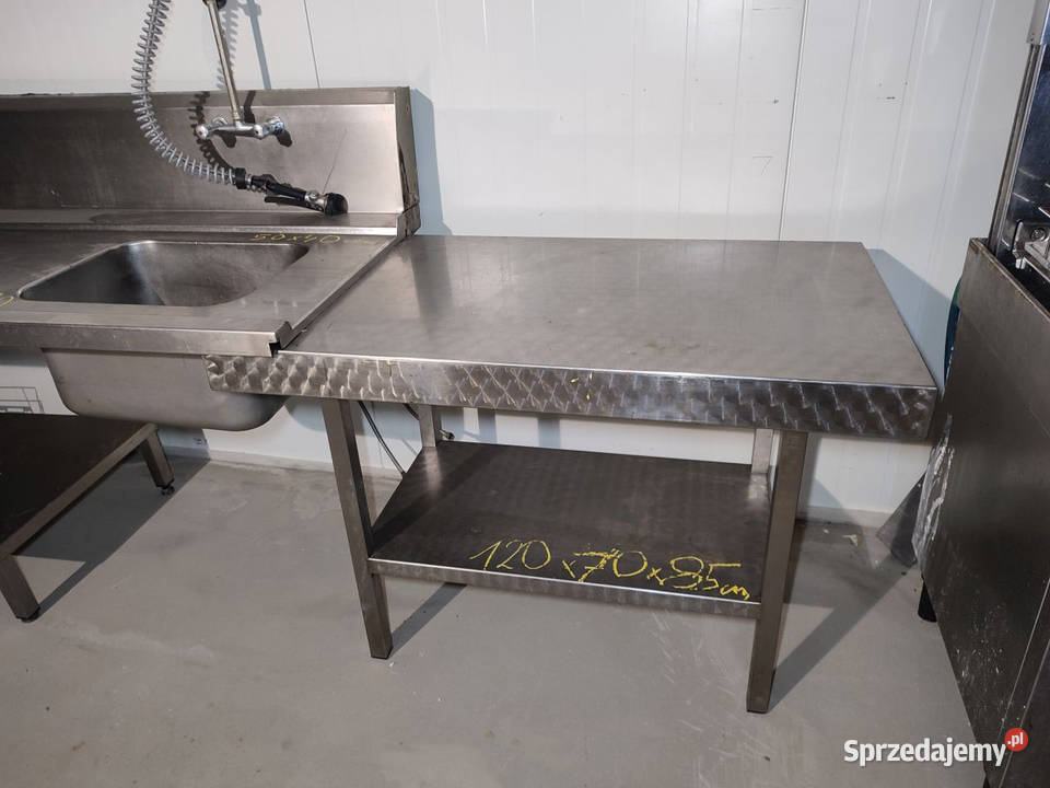 Stół roboczy nierdzewny 1200 x 700 x 850 mm Niedźwiedź