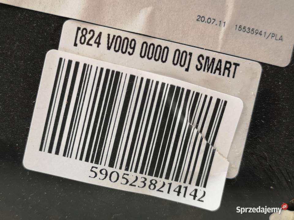 OSŁONA NADKOLA LP SMART FORTWO COUPE 9807 NOWA lubelskie