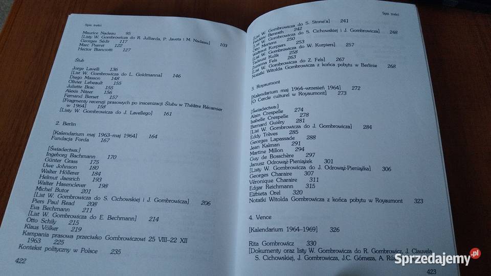 Gombrowicz w Europie świadectwa i dokumenty Gdańsk