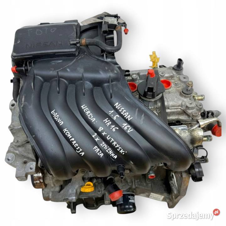 SILNIK Nissan Juke Qashqai 16 16V 8 wtrysków 2x Chełm