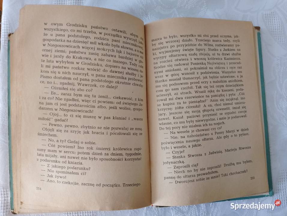 Książka HISTORIA ŻÓŁTEJ CIŻEMKI wyd 1959 powieść wielkopolskie Oborniki