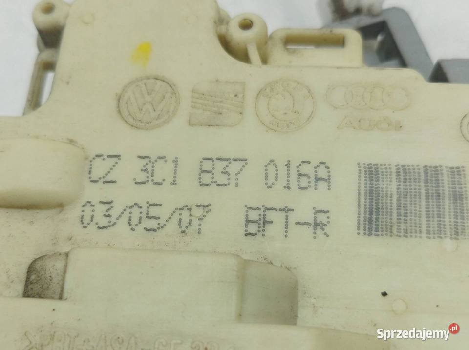 ZAMEK DRZWI PRAWY PRZÓD EU 4L 3C1837016A Audi Q7