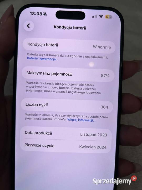 iPhone 15 Pro 256GB Kalisz