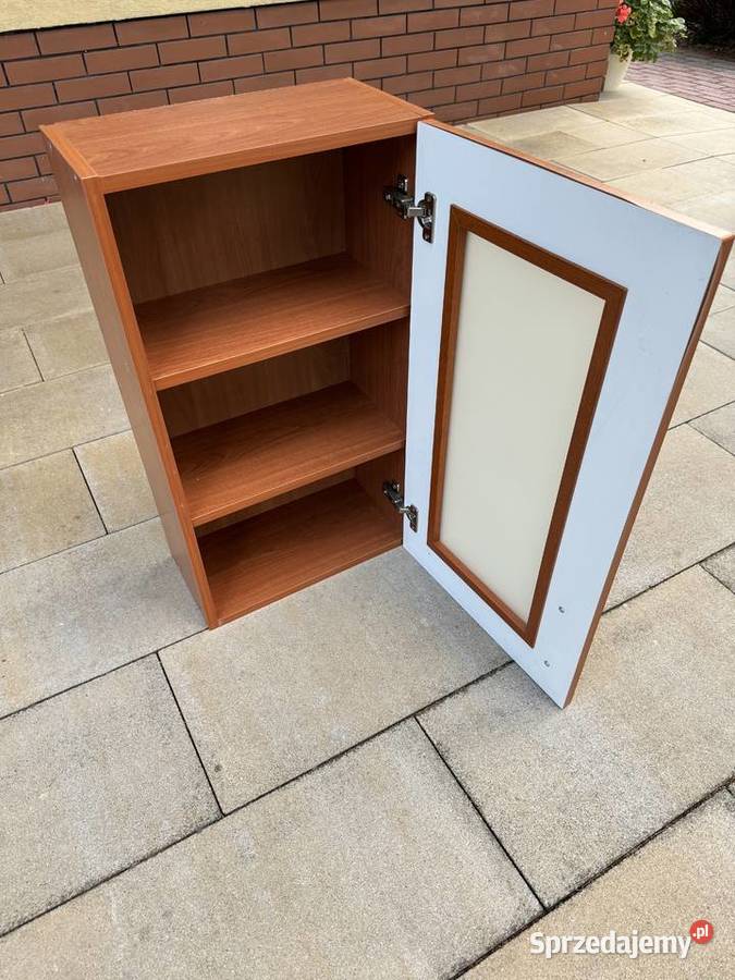 Witrynka wisząca na ścianę olchowa szafka z mazowieckie Garwolin