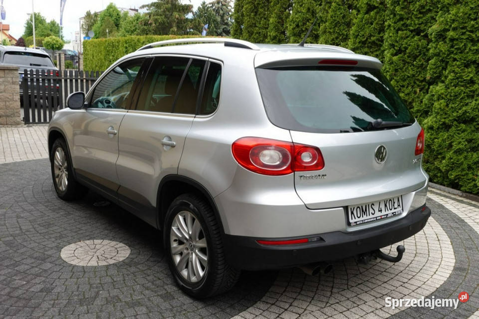 Volkswagen Tiguan 4x4 Serwis Pewne Auto srebrny mazowieckie Płońsk