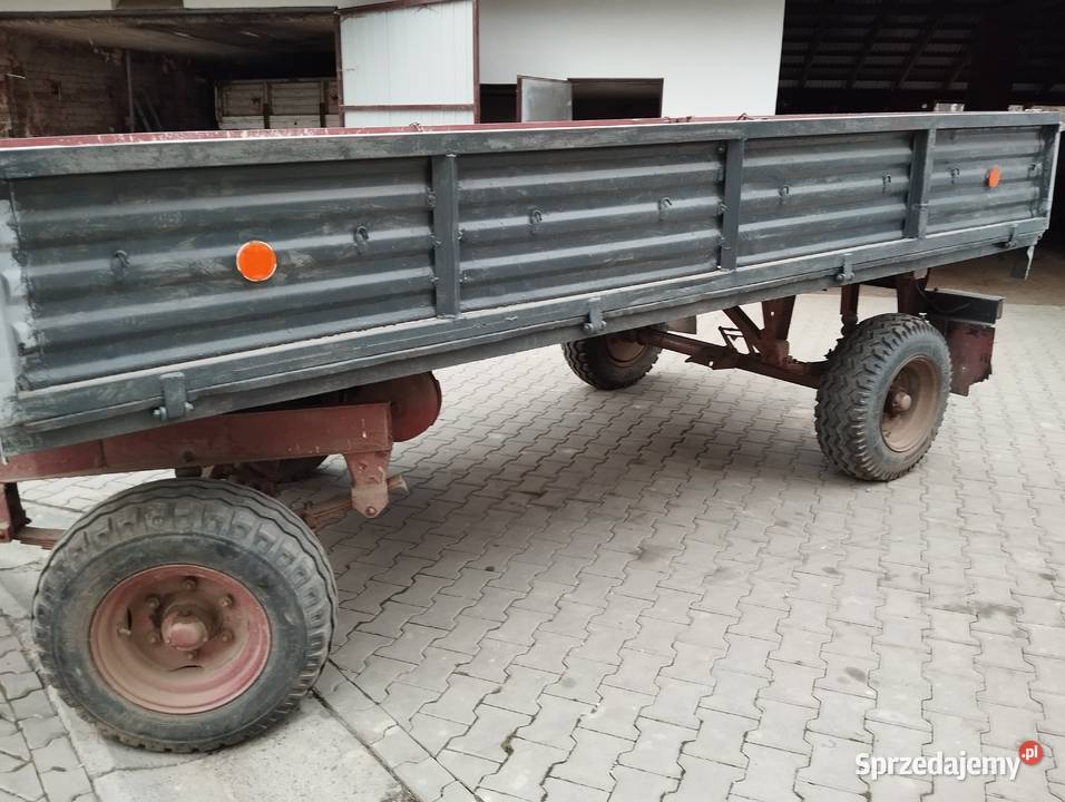 Przyczepa rolnicza D46 D47 nieuszkodzony Wieprz sprzedam