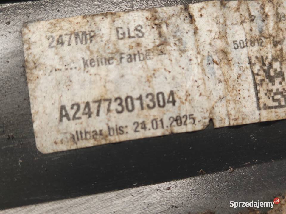 Listwa Drzwi Lewy Tył Mercedes GLA W247 2020 wielkopolskie Pleszew