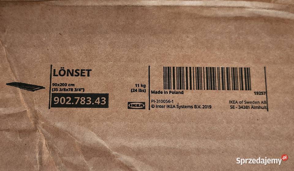 Ikea Lnset dno łóżka 90 x 200 Warszawa