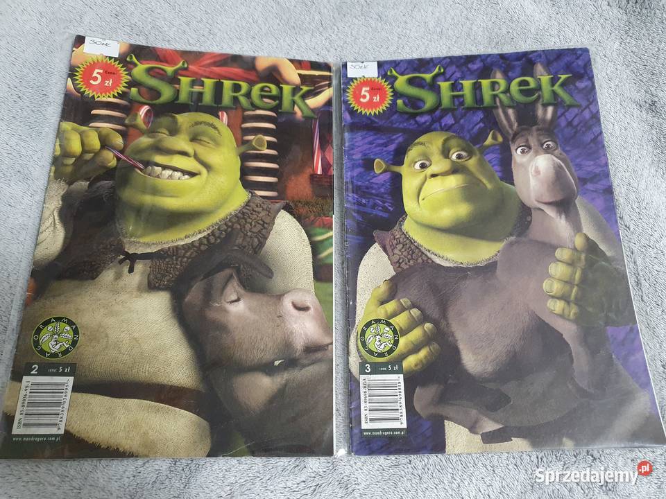 Shrek zestaw 2 komiksów wydawnictwo Mandragora Komiksy Gdynia