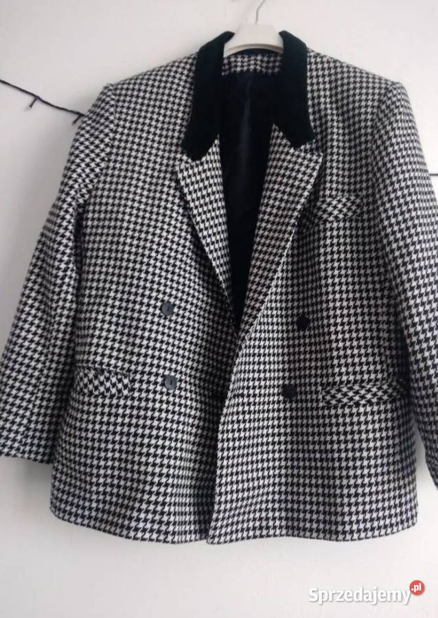 Żakiet damski w kratkę 2XL4416 Siedlce