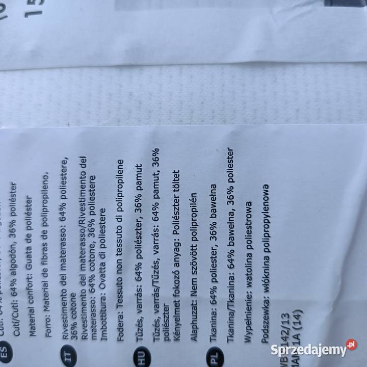 Materac 80x200 Ikea nowy lubelskie Chełm