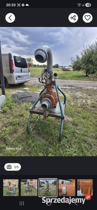 POMPA DO DESZCZOWNI Pozostałe Ceków