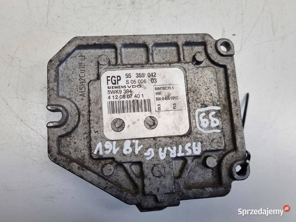 Opel Tigra B 18 16V STEROWNIK SILNIKA komputer lubelskie Rudka