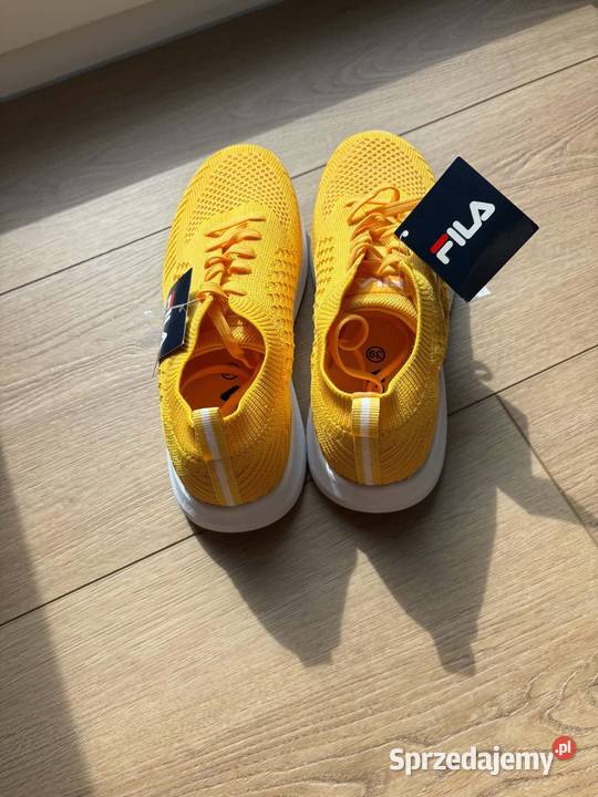 Nowe buty sportowe FILA r 39 żółte sneakersy z Obuwie sportowe Czernichów