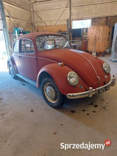 VW Garbus 1300 Ruby Red 1966 Wrocław