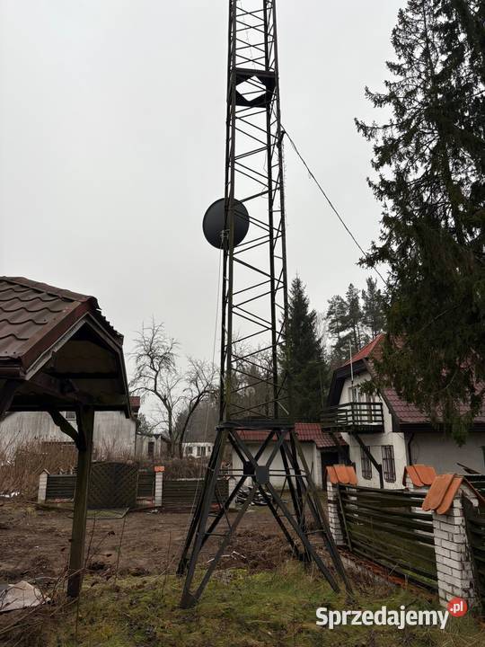 Antena radiowa maszt stalowy solidny CB radio warmińsko-mazurskie Naterki