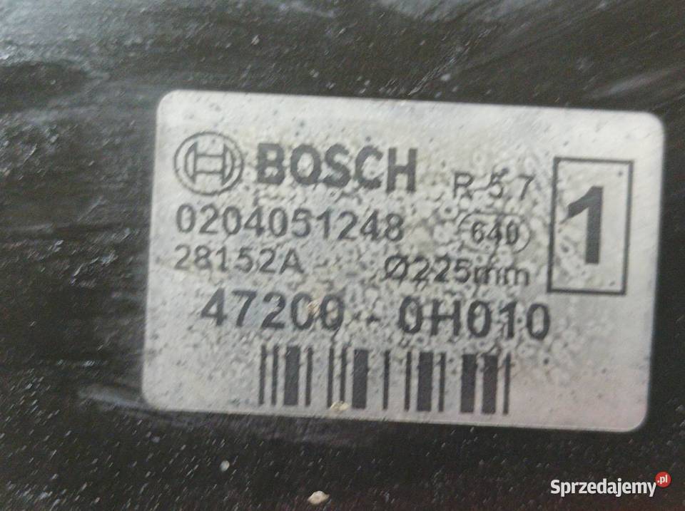 POMPA HAMULCOWA SERWO 0204051248 Peugeot 107 I Rok produkcji 2005 sprzedam