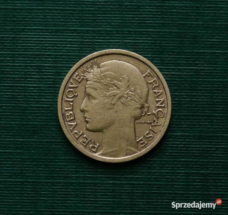 FRANCJA 1 frank 1936r Numizmatyka Gliwice