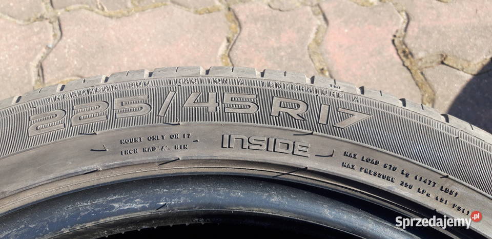 Opony Nokian 225 45 17 2022r lato kujawsko-pomorskie