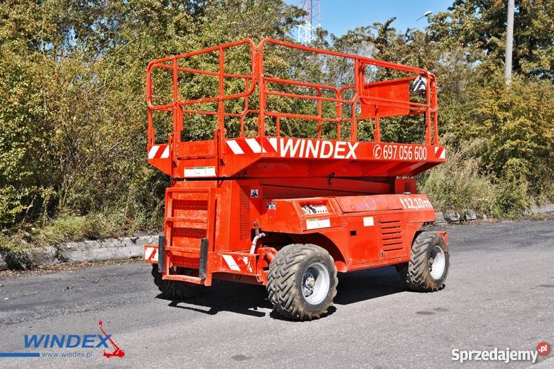 Używany podnośnik nożycowy TKD 12118D 12 m napęd nie