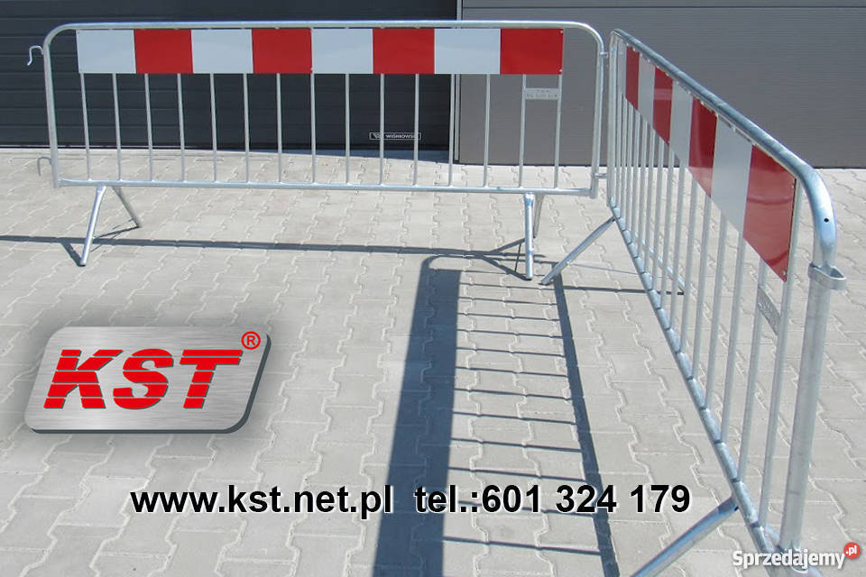 KST BARIERKA OSTRZEGAWCZA OCHRONNA DROGOWA Ogrodzenia i bramy Ogrodzenia i bramy Podrzecze
