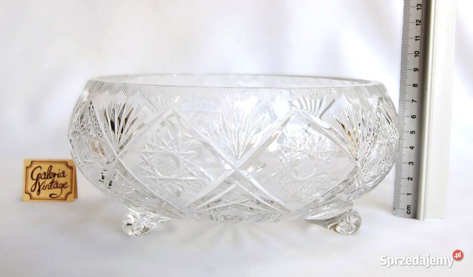 Miska salaterka owocarka kryształowa kryształ Lublin