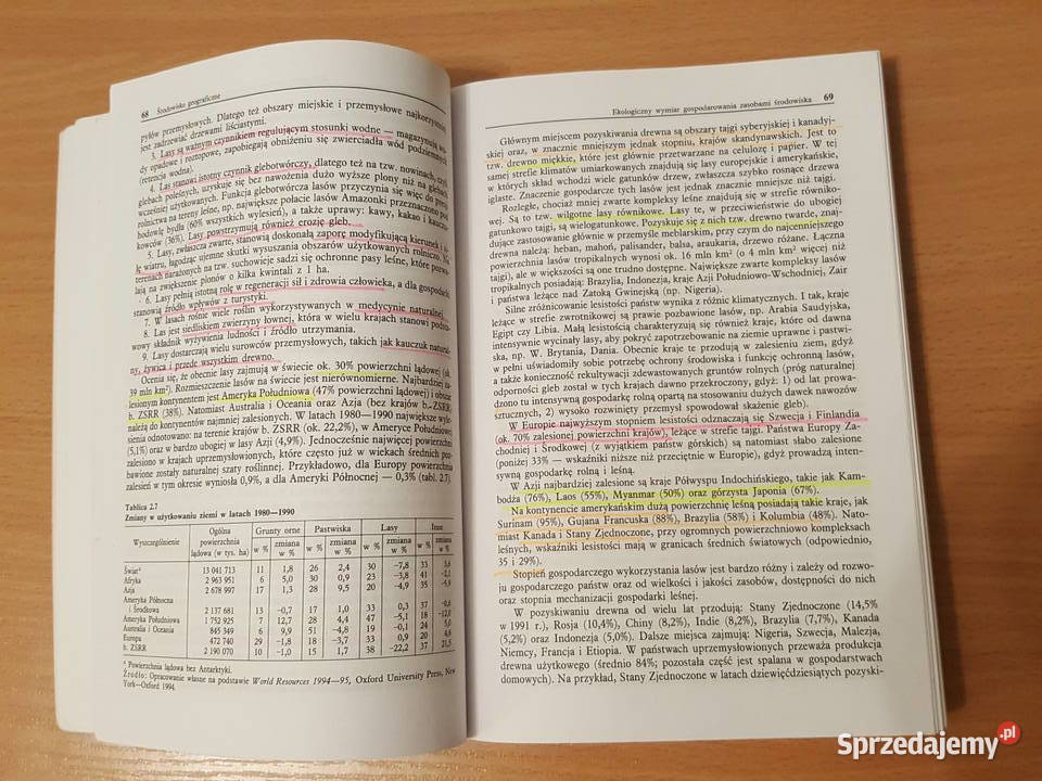 KSIĄŻKA Geografia gospodarcza świata Fierli wielkopolskie Złotniki