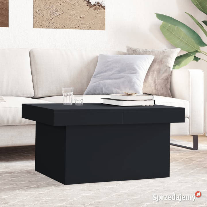 Stolik kawowy czarny 100x55x40 materiał mazowieckie Warszawa