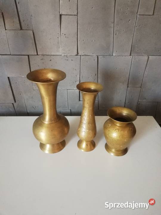 Sprzedam dzbanuszki mosiężne Częstochowa sprzedam