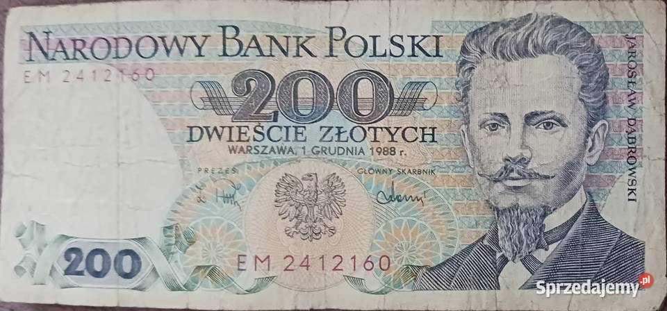 200 Jarosław Dąbrowski 1XII1988 r seria EM Konin