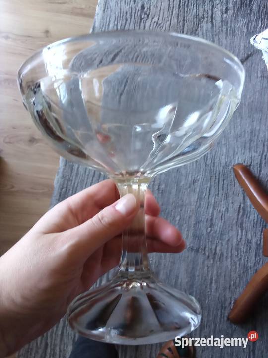 Prl patera bomboniera art deco szkło Łódź