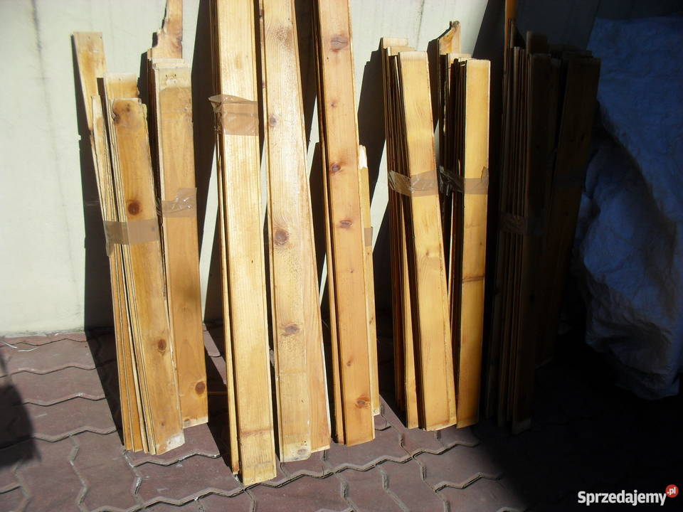 Boazerię sosnową szerokości 7 Radom