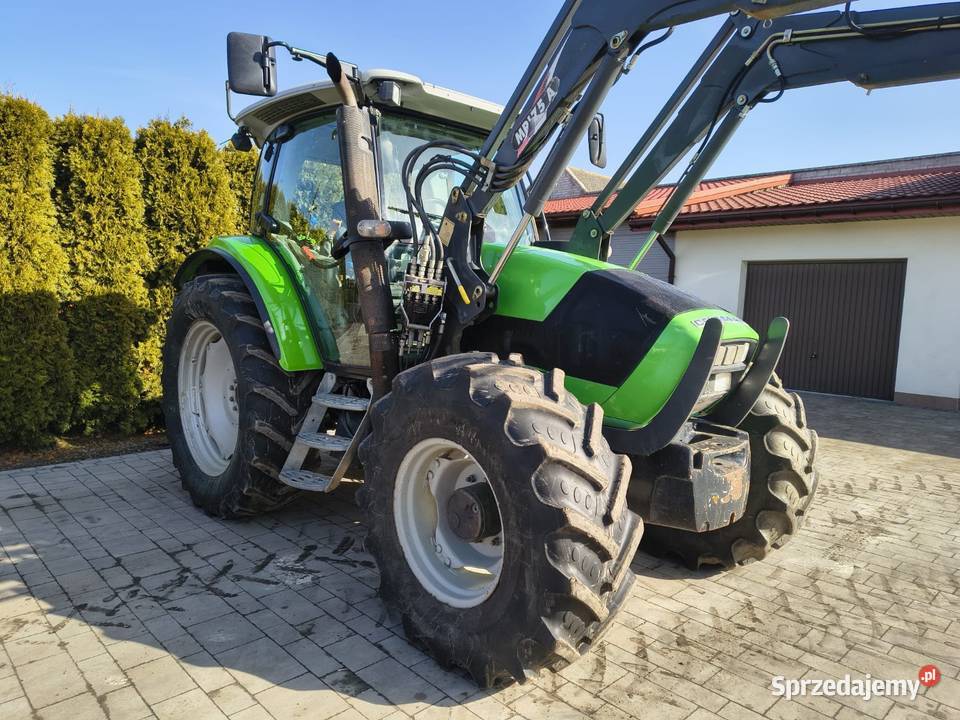 DeutzFahr K420 z ładowaczem lubelskie Grabów Szlachecki