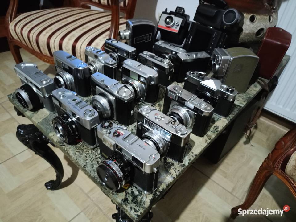 Kolekcja Zabytkowych Aparatów i Kamer Vintage Antyki, Sztuka, Kolekcje Drawski Młyn