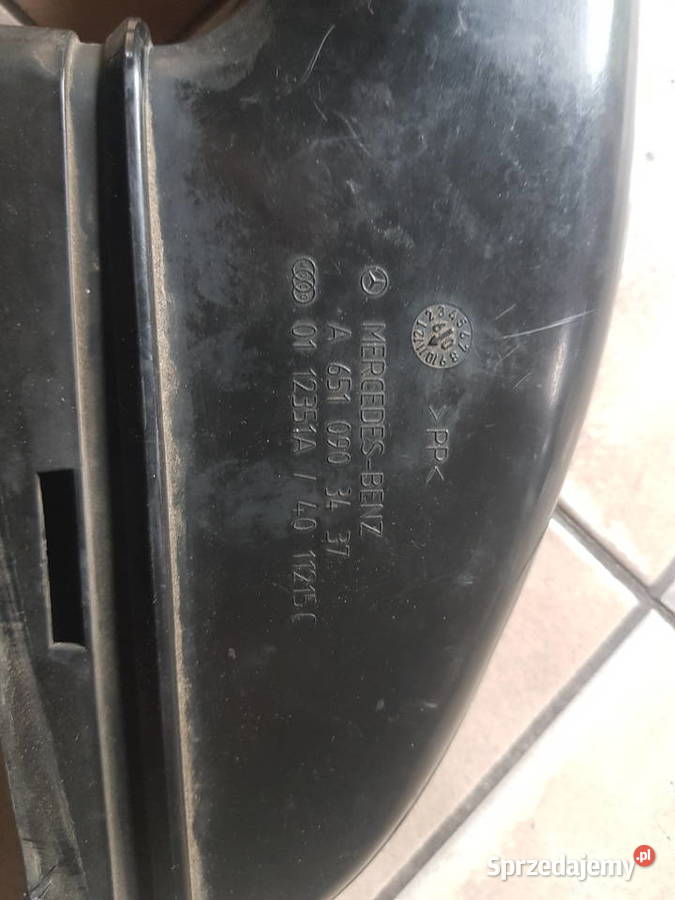 mercedes w204 c klasa rura dolotowa wlot
