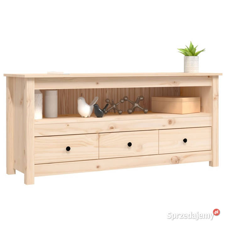 Szafka pod telewizor 114x35x52 lite drewno Warszawa