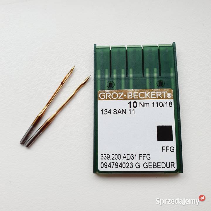 Igły szwalnicze GROZBECKERT 11018 134 SAN11 dolnośląskie